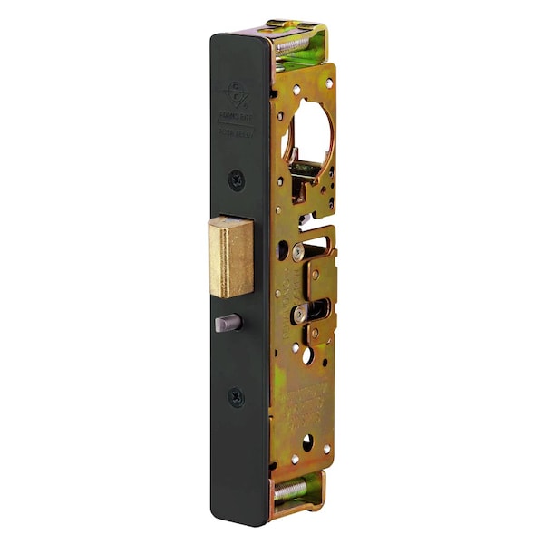 Heavy Duty Deadlatch, Flat Faceplate, 1-1/8 In. Backset, 2-5/8 In. Flat Mortised Strike, LH or RHR,